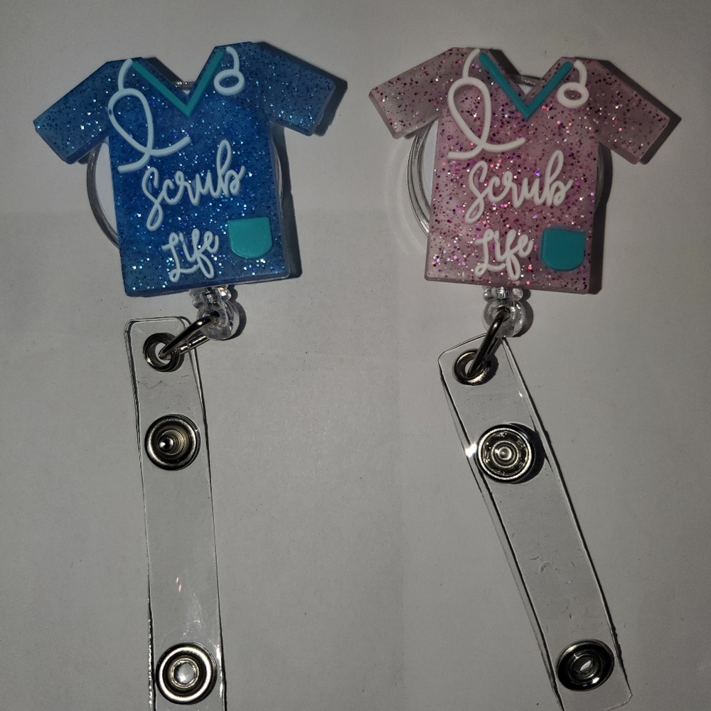 2pc Nurse Pull String Clips -Scrub Life